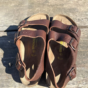 Birkenstock Milano Sandal Cortina Brown Size 45 Medium / Men's 12